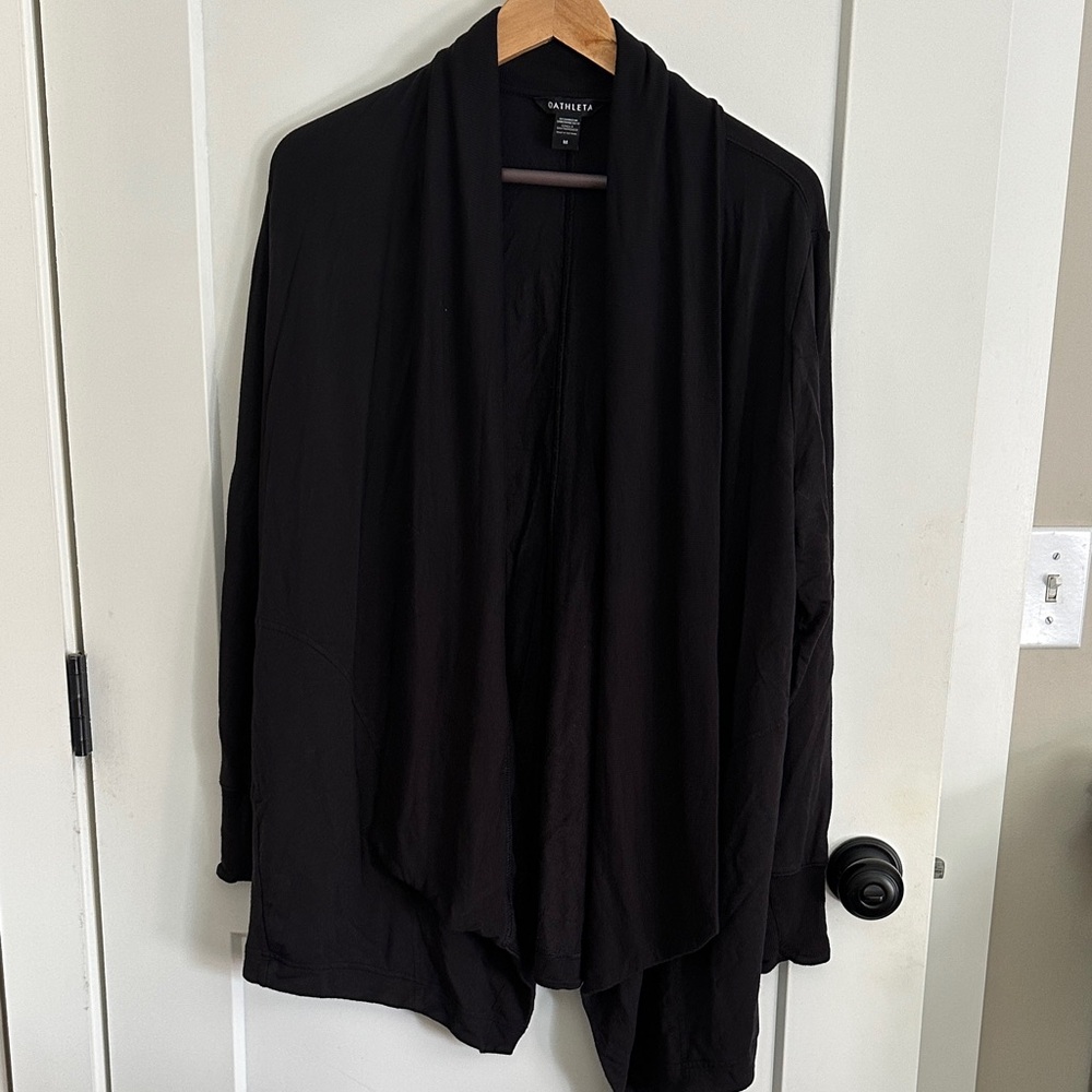 Athleta Black Open Cardigan Barely Used